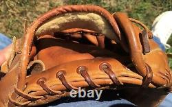 RARE VINTAGE USA MADE RAWLlNGS HEART OF THE HIDE MODEL XPGP GLOVE MITT LHT NICE