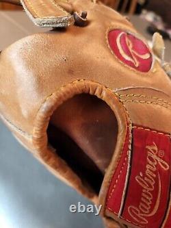 RAWLINGS PRO 1.000 Heart Of The Hide baseball Glove. Made In USA. RHT Pro 1.000H