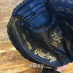 RAWLINGS PRO-LTFBD Catchers Mitt Glove Heart Of Hide Made In USA 1998 HORWEEN