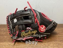 RED RAWLINGS HOH PRO-301-6JB HEART HIDE Horween USA LHT GOLD GLOVE H-web USED