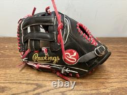 RED RAWLINGS HOH PRO-301-6JB HEART HIDE Horween USA LHT GOLD GLOVE H-web USED