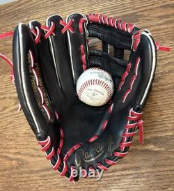 RED RAWLINGS HOH PRO-301-6JB HEART HIDE Horween USA LHT GOLD GLOVE H-web USED