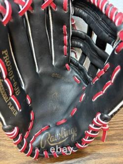 RED RAWLINGS HOH PRO-301-6JB HEART HIDE Horween USA LHT GOLD GLOVE H-web USED