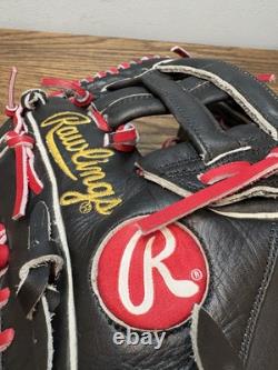 RED RAWLINGS HOH PRO-301-6JB HEART HIDE Horween USA LHT GOLD GLOVE H-web USED