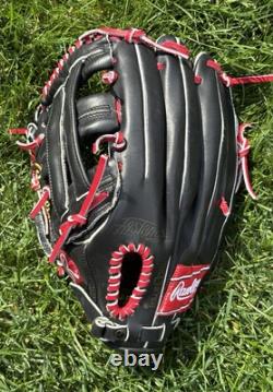 RED RAWLINGS HOH PRO-301-6JB HEART HIDE Horween USA LHT GOLD GLOVE H-web USED