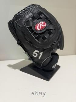 Randy Johnson Pro Issue Rawlings Heart Of The Hide PROBU51 Game Worn Glove HOH