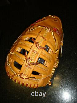 Rare 3 Dot Rawlings Heart Of The Hide Pro-9fb First Base Mitt / Glove 12.5 Lh