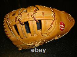 Rare 3 Dot Rawlings Heart Of The Hide Pro-9fb First Base Mitt / Glove 12.5 Lh