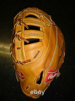 Rare 3 Dot Rawlings Heart Of The Hide Pro-9fb First Base Mitt / Glove 12.5 Lh