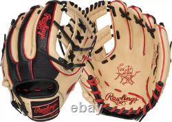 Rawlings 11.5 Heart of the Hide R2G Series Glove, Camel/Black, RHT SALE