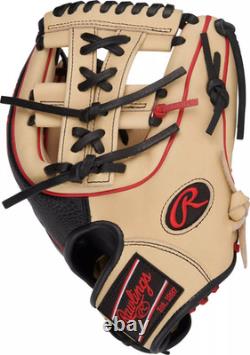 Rawlings 11.5 Heart of the Hide R2G Series Glove, Camel/Black, RHT SALE