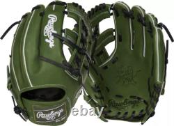 Rawlings 11.5 Heart of the Hide R2G Series Glove, Military Green, RHT SALE