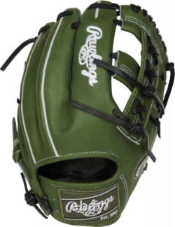 Rawlings 11.5 Heart of the Hide R2G Series Glove, Military Green, RHT SALE