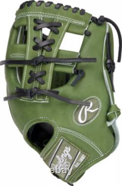 Rawlings 11.5 Heart of the Hide R2G Series Glove, Military Green, RHT SALE