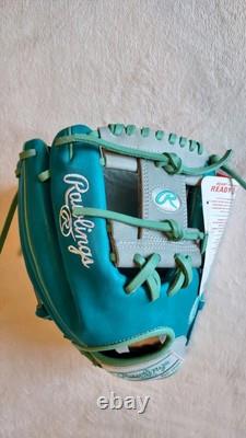 Rawlings 11.5 RHT Heart Of The Hide R2G Baseball Softball Glove I-Web Teal/Grey