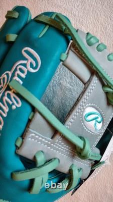 Rawlings 11.5 RHT Heart Of The Hide R2G Baseball Softball Glove I-Web Teal/Grey