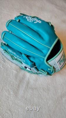 Rawlings 11.5 RHT Heart Of The Hide R2G Baseball Softball Glove I-Web Teal/Grey