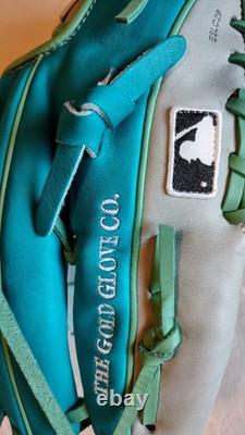 Rawlings 11.5 RHT Heart Of The Hide R2G Baseball Softball Glove I-Web Teal/Grey
