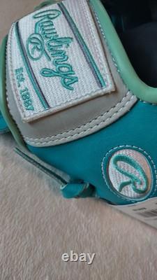 Rawlings 11.5 RHT Heart Of The Hide R2G Baseball Softball Glove I-Web Teal/Grey