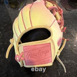 Rawlings 11.75 Heart of the Hide Pink Lemonade Limited Editon Fastpitch Glove