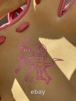 Rawlings 11.75 Heart of the Hide Pink Lemonade Limited Editon Fastpitch Glove