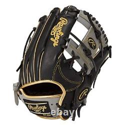 Rawlings Baseball Glove Heart of The Hide Infielder Wizard Colors B/GRY NEW