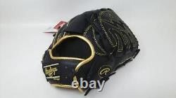 Rawlings Baseball Glove Heart of The Hide Pitcher Wizard Colors Black 11.75 New