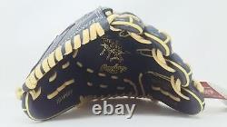 Rawlings Baseball Glove Heart of The Hide Pitcher Wizard Colors Navy 11.75 New