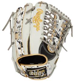 Rawlings Baseball Heart of the Hide CRUSH THE STONE Outfield 12.5 Black/White