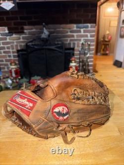 Rawlings Baseball Mitt Heart Of Hide TRAP-EZE Model Date Code 0BB09 11/90