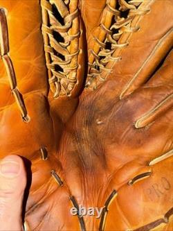 Rawlings Baseball Mitt Heart Of Hide TRAP-EZE Model Date Code 0BB09 11/90