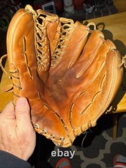 Rawlings Baseball Mitt Heart Of Hide TRAP-EZE Model Date Code 0BB09 11/90