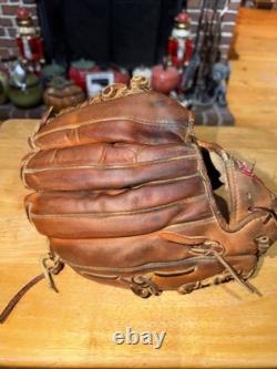 Rawlings Baseball Mitt Heart Of Hide TRAP-EZE Model Date Code 0BB09 11/90