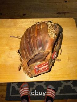 Rawlings Baseball Mitt Heart Of Hide TRAP-EZE Model Date Code 0BB09 11/90