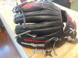 Rawlings Black and Grey Heart of the Hide Baseball Glove PRO2174-2BG 11 1/2