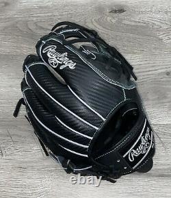 Rawlings Custom Heart Of The Hide Glove PRO204DM-2 Black Hyper Shell RHT 11.5