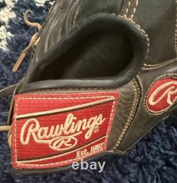 Rawlings Dual Core Heart Of The Hide PRO112PT Exclusive Trap-Eze Black Leather