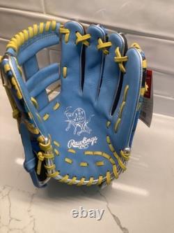 Rawlings Glove RHT Heart of the Hide 11.5 Camo Blue Black Yellow All Positions