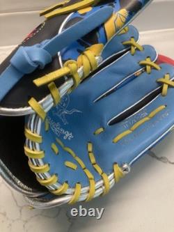 Rawlings Glove RHT Heart of the Hide 11.5 Camo Blue Black Yellow All Positions
