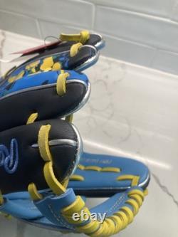 Rawlings Glove RHT Heart of the Hide 11.5 Camo Blue Black Yellow All Positions
