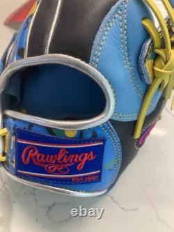 Rawlings Glove RHT Heart of the Hide 11.5 Camo Blue Black Yellow All Positions