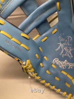 Rawlings Glove RHT Heart of the Hide 11.5 Camo Blue Black Yellow All Positions
