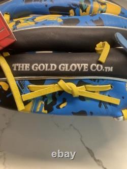 Rawlings Glove RHT Heart of the Hide 11.5 Camo Blue Black Yellow All Positions
