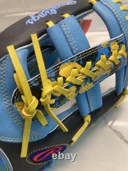 Rawlings Glove RHT Heart of the Hide 11.5 Camo Blue Black Yellow All Positions