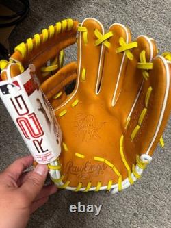 Rawlings HEART OF THE HIDE PROR204-32TY Baseball Glove RH Throw Brown 11 1/2