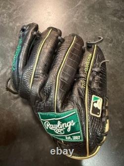 Rawlings HOH Heart of the Hide Glove Pitcher LHT 11.75 Green/Black Rare Japan