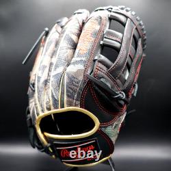 Rawlings HOH Heart of the Hide HYPER SHELL 11.75 RHT Infielder Black/Scarlet