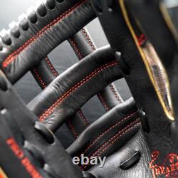 Rawlings HOH Heart of the Hide HYPER SHELL 11.75 RHT Infielder Black/Scarlet
