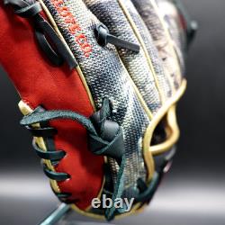 Rawlings HOH Heart of the Hide HYPER SHELL 11.75 RHT Infielder Black/Scarlet