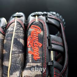 Rawlings HOH Heart of the Hide HYPER SHELL 11.75 RHT Infielder Black/Scarlet